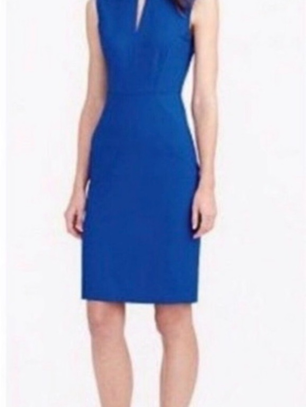 Sleek Royal Blue Sheath Dress - Elegant Women's Dress